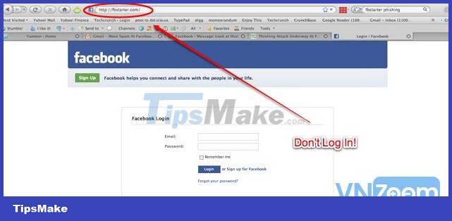 The most common ways that hackers use to hack your Facebook account Picture 1