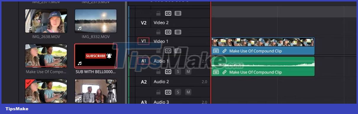 What are Compound Clips in DaVinci Resolve? how does it use? Picture 3