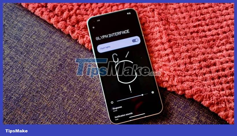 What does the back of Nothing Phone 1 do? Picture 1