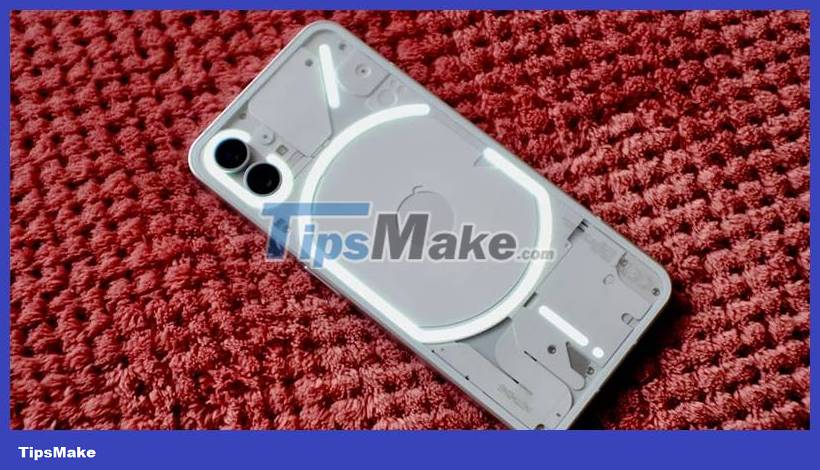 What does the back of Nothing Phone 1 do? Picture 2