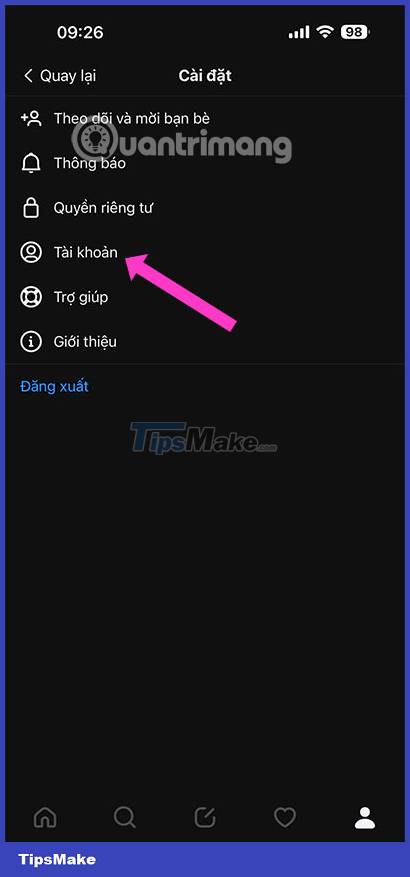 What happens if you disable the Threads account? Picture 3