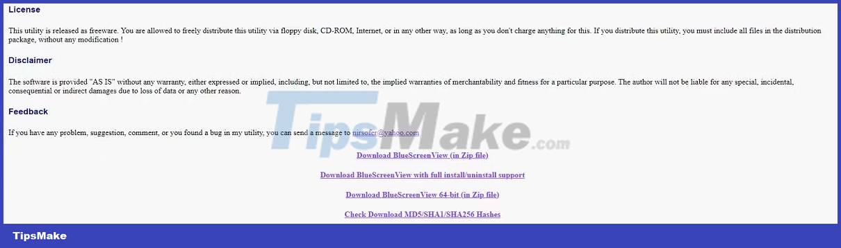 What is BlueScreenView? how does it use? Picture 2