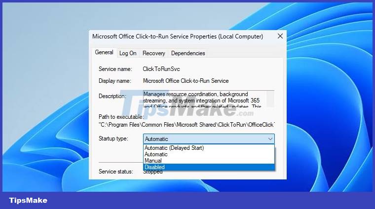 What is Microsoft Office Click-to-Run Service? Can it be disabled? Picture 5