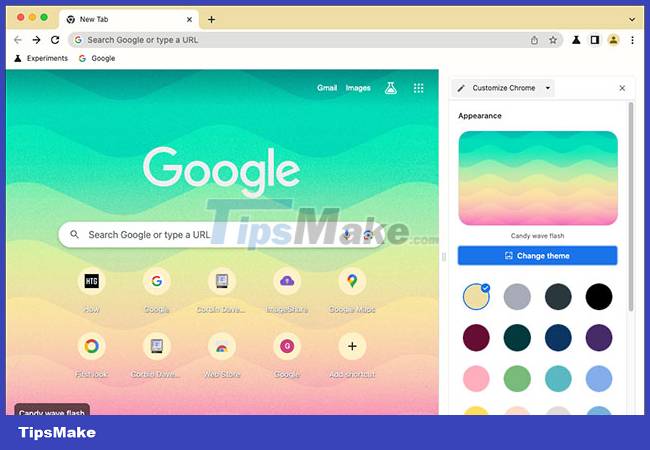 Picture 1 of You can now change the look and feel of Google Chrome with just one click