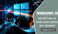 Fix 'One or more audio service isn't running' error on Windows 10