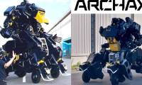 Giant 4.5m tall Japanese robot that can transform and owns a cockpit inside its body