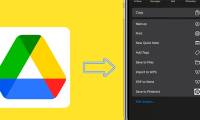 How to download Google Drive files to iPhone