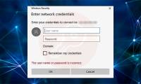How to fix constant 'Enter Network Credentials' message on Windows