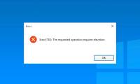 How to fix error 740 'Requested Operation Requires Elevation' on Windows 10/11