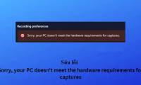 How to fix Game Bar 'PC Doesn't Meet Hardware Requirements for Captures' error in Windows