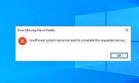 How to fix 'Insufficient System Resources Exist' error on Windows 10/11