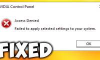 How to fix NVIDIA Control Panel 'Access Denied' error on Windows 11/10
