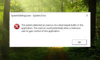 How to fix SystemSettings.exe error in Windows 11
