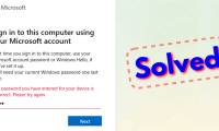 How to fix the 'We'll Need Your Current Windows Password' error on Windows 10/11
