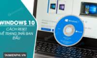 How to reset Windows 10 to its original state