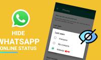 How to turn off online status on WhatsApp