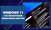 How to update Windows 11 officially from Insider Preview