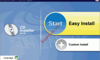 Install the driver program for the printer