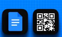 Instructions for creating QR codes in Google Docs
