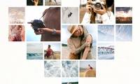 Instructions to create a heart collage online