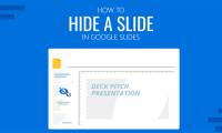 Instructions to hide slides on Google Slides