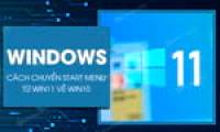 Instructions to transfer Windows 11 Start Menu to Windows 10