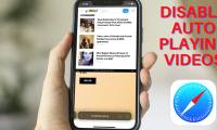 Instructions to turn off autoplay videos on Safari iPhone