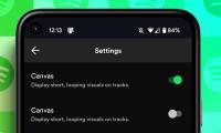 Instructions to turn off the Spotify Canvas feature