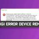 How to fix DXGI_ERROR_DEVICE_REMOVED error in Windows 10/11