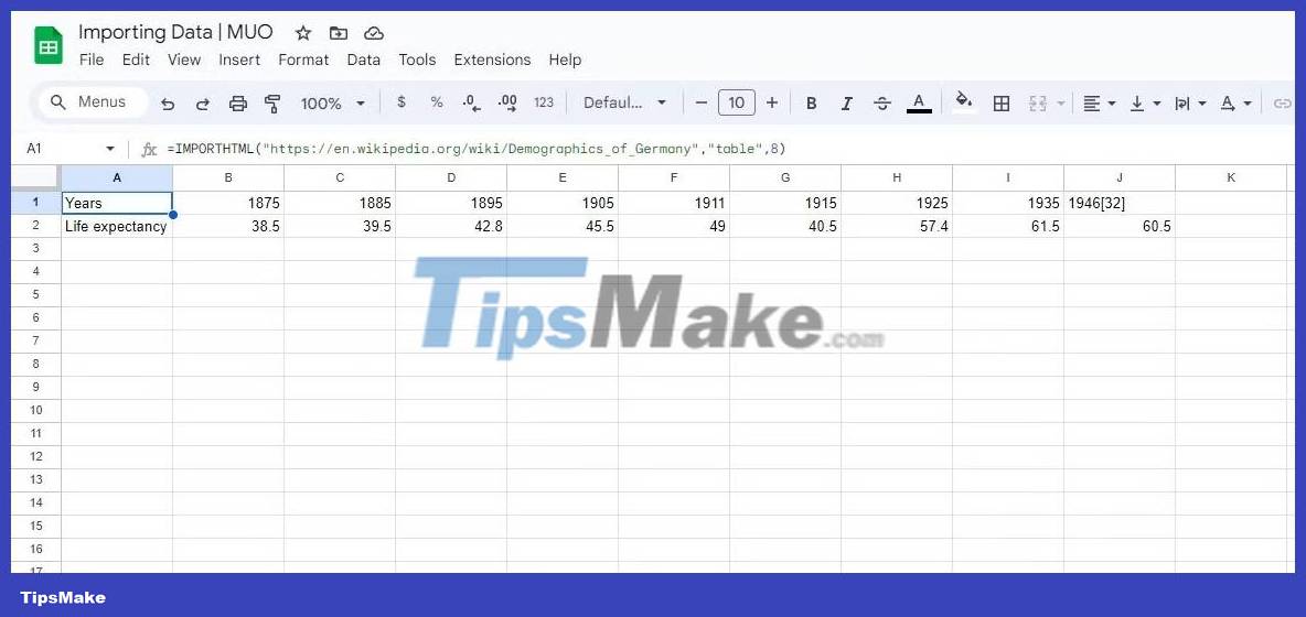 4 ways to import data from websites into Google Sheets Picture 2