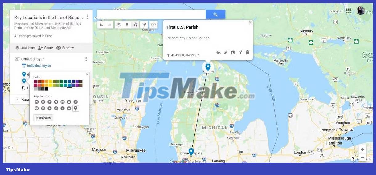 5 useful features of Google My Maps you need to know Picture 8