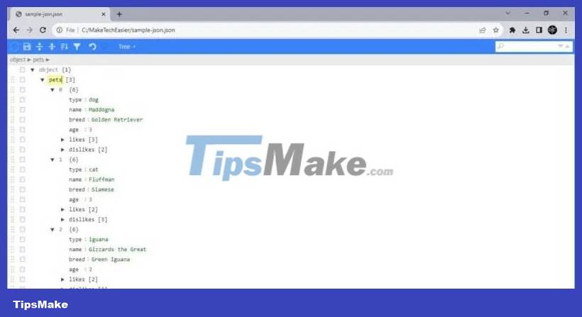 7 JSON file editing tools in Google Chrome Picture 4