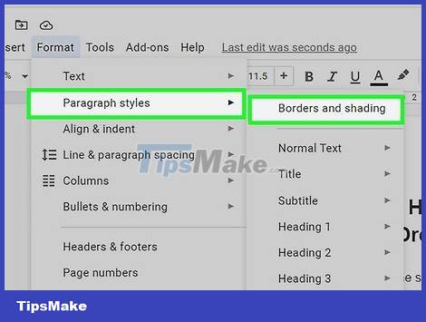 Add a text box or border around text on a Google Docs document Picture 10