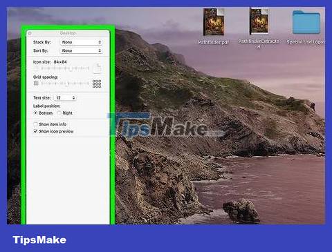 Arrange desktop icons horizontally on Windows and Mac computers Picture 6