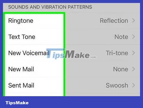 Change the application notification sound on iPhone Picture 7