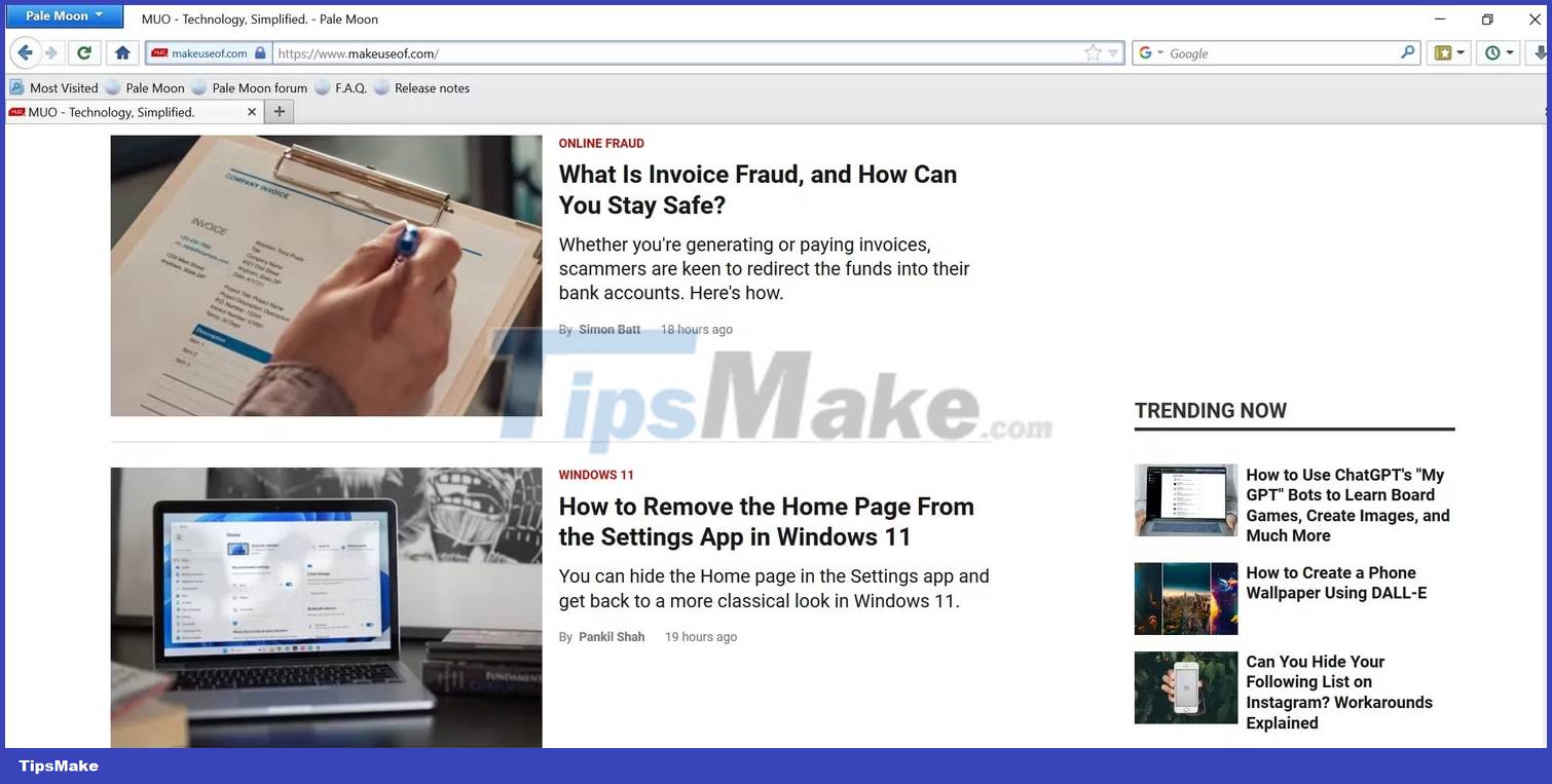 Check the RAM usage of 7 lightweight browsers for Windows Picture 3