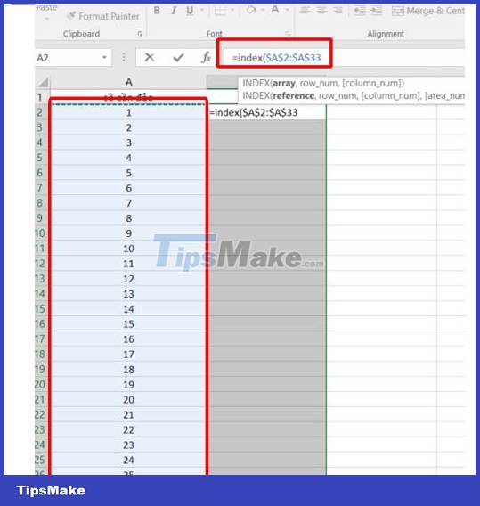 Column order in Excel is reversed, why and how to handle it? - TipsMake.com