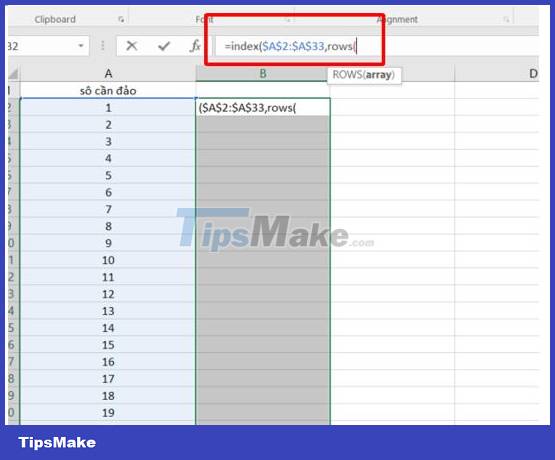 Column order in Excel is reversed, why and how to handle it? - TipsMake.com