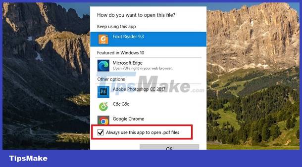 Computer has Open With error and how to fix it effectively Picture 5
