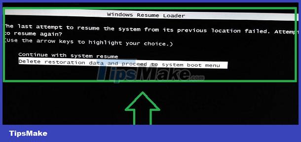 Computer has Windows Resume Loader, suggestions on how to fix it