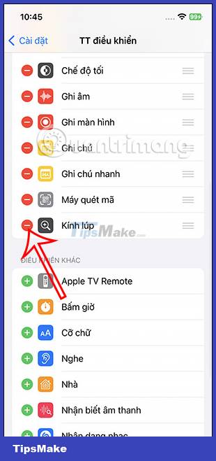 Detailed instructions for using magnifier on iPhone Picture 16