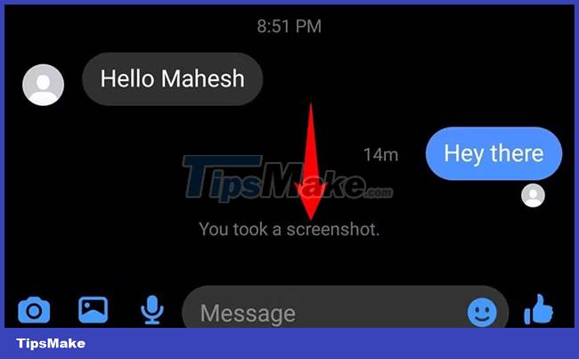 Does Facebook Messenger notify you when you take a screenshot? Picture 1