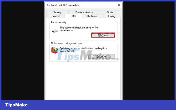 Error Checking file system on D, C on computer - How to handle? Picture 5