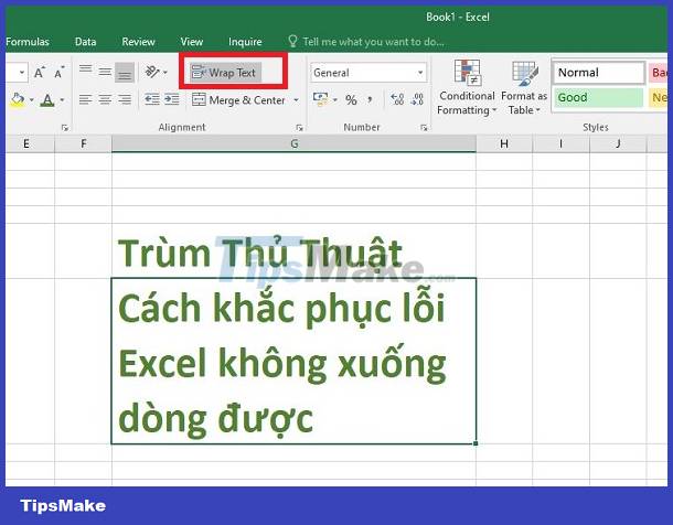 Excel Can't Get New Lines, What Should I Do? Picture 7