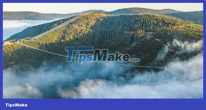 Explore the world's longest suspension bridge at 721m in the Czech Republic Picture 1