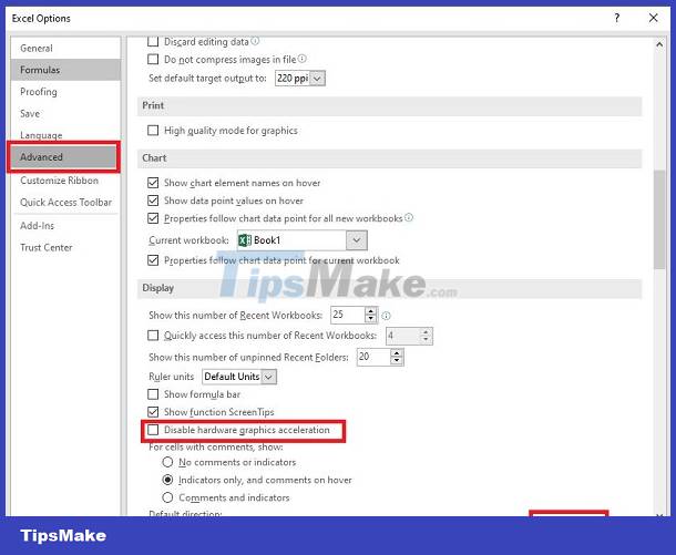 Fix Excel Error Not Showing Spreadsheet At A Glance - TipsMake.com