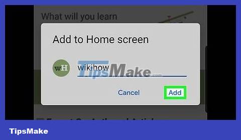 How to Add a Bookmark Shortcut to Your Home Screen (Android) Picture 6