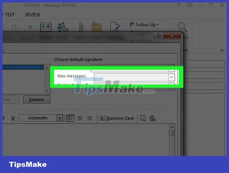 How to Add a Signature in Microsoft Outlook Picture 21
