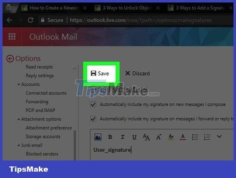 How to Add a Signature in Microsoft Outlook Picture 7