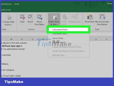 How to Add Columns in a Pivot Table Picture 11